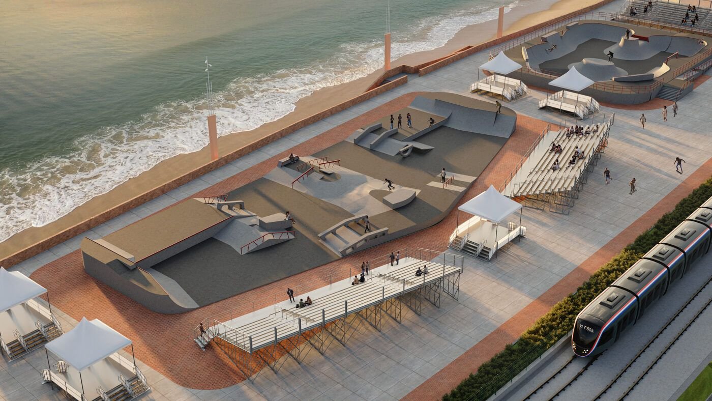 Salvador se prepara para receber pista de skate de padrão mundial